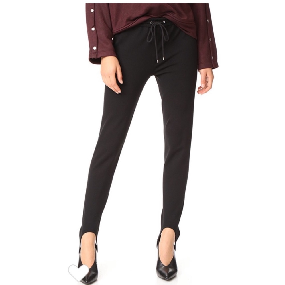 Theory Pull On Stirrup Pants Garnet Size Large